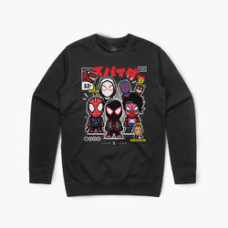 Spider—Crewsweater—Blk