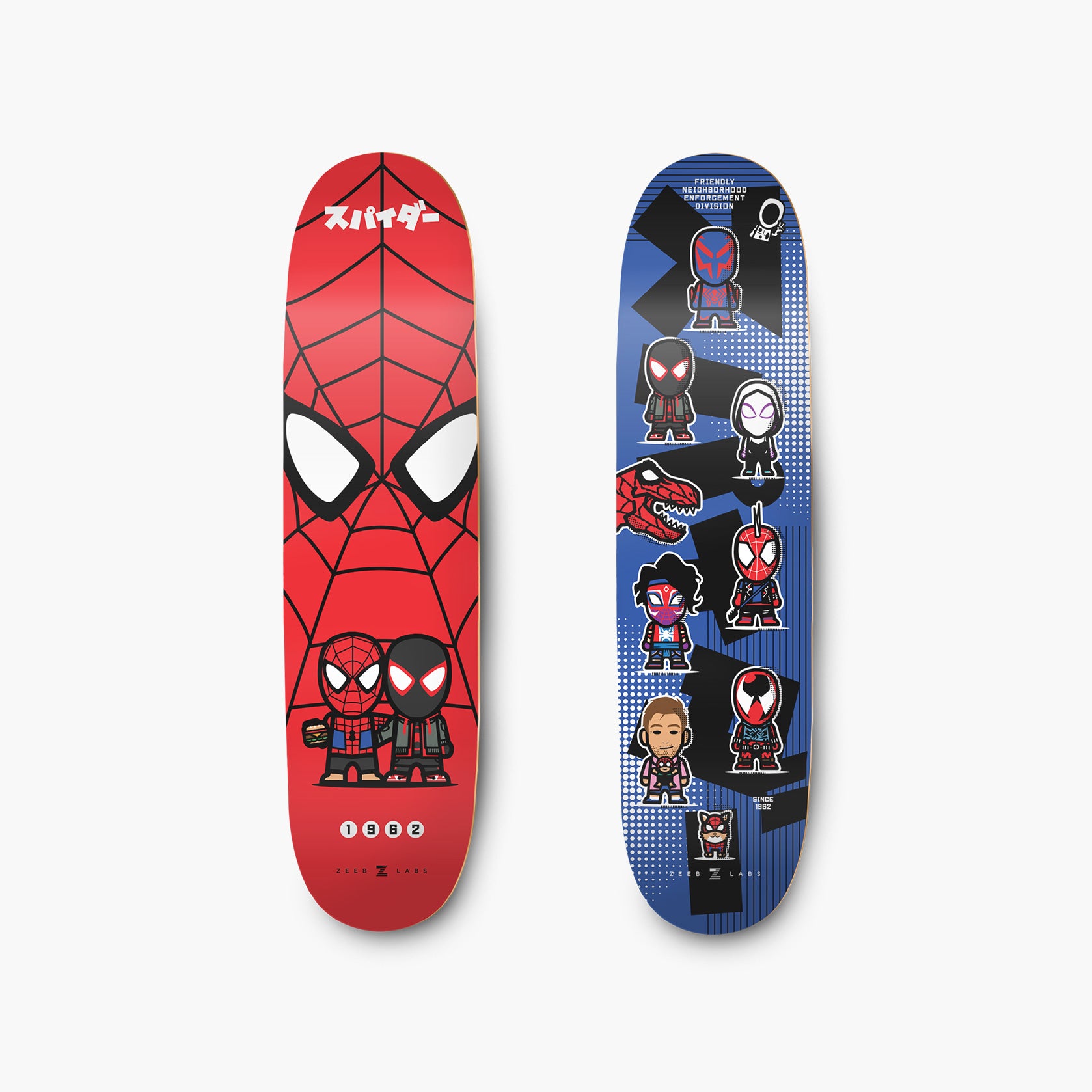 Spider—Skate Deck—Red