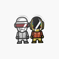 Duo—Sticker—Retro