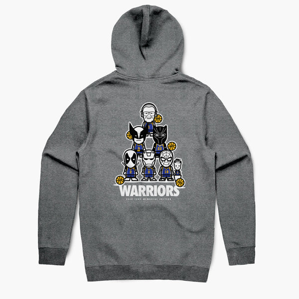 Warriors—Hoodie—Grey